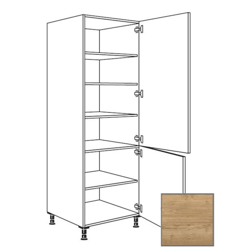 Kuchyňská skříňka vysoká Naturel Sente24 potravinová 60 cm dub sierra 405.HDV6002.R
