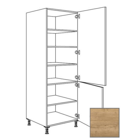 Kuchyňská skříňka vysoká Naturel Sente24 potravinová 60 cm dub sierra 405.HDV6002.R