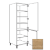 Kuchyňská skříňka vysoká Naturel Sente24 potravinová 60 cm dub sierra 405.HDV6002.R