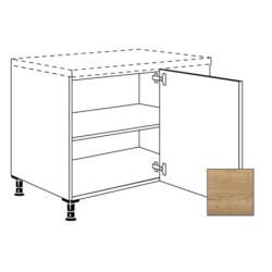 Kuchyňská skříňka spodní Naturel Sente24 rohová 90 cm dub sierra 405.UED9045.R