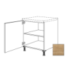 Kuchyňská skříňka spodní Naturel Sente24 s dvířky 60 cm dub sierra 405.UD60.L