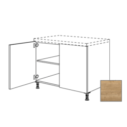 Kuchyňská skříňka spodní Naturel Sente24 s dvířky 90 cm dub sierra 405.UD90