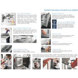 Kuchyňská skříňka spodní Naturel Sente24 s dvířky 30 cm dub sierra 405.UD30.L