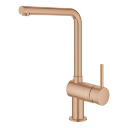 Dřezová baterie GROHE Minta s otočným raménkem kartáčovaný Warm Sunset 31375DL0