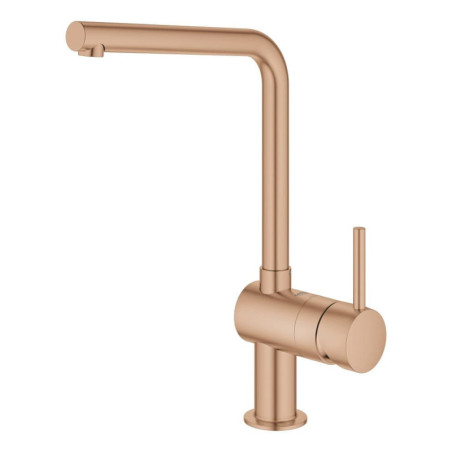 Dřezová baterie GROHE Minta s otočným raménkem kartáčovaný Warm Sunset 31375DL0