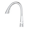 Dřezová baterie GROHE Zedra s otočným raménkem chrom 32294002