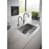 Dřezová baterie GROHE Red Mono kartáčovaný Hard Graphite 30085AL1