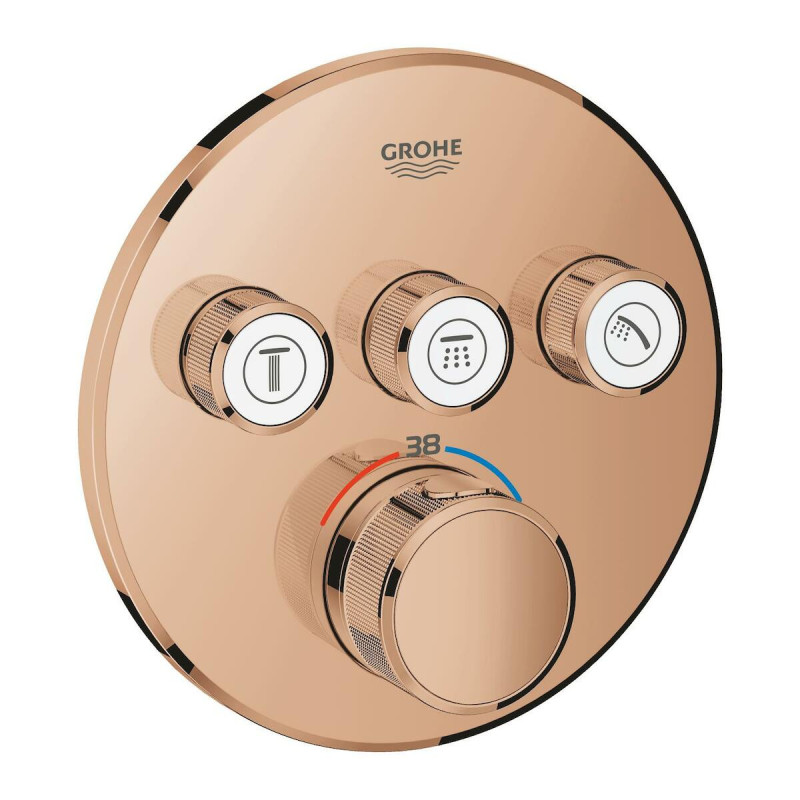 Sprchová baterie GROHE Grohtherm Smartcontrol bez podomítkového tělesa Warm Sunset 29121DA0