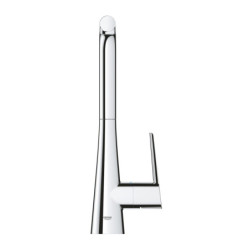 Dřezová baterie GROHE Zedra s vytahovací sprškou, 2 proudy chrom 32553002