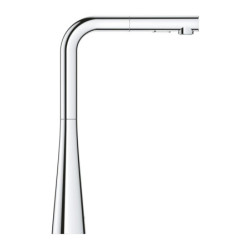 Dřezová baterie GROHE Zedra s vytahovací sprškou, 2 proudy chrom 32553002