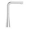 Dřezová baterie GROHE Zedra s vytahovací sprškou, 2 proudy chrom 32553002