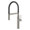 Dřezová baterie GROHE Essence se silikonovým ramínkem kartáčovaný Hard Graphite 30294AL0
