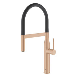 Dřezová baterie GROHE Atrio se silikonovým ramínkem kartáčovaný Warm Sunset 30294DL0