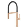 Dřezová baterie GROHE Atrio se silikonovým ramínkem kartáčovaný Warm Sunset 30294DL0
