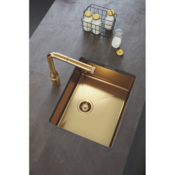 Dřezová baterie GROHE Essence SmartControl s otočným raménkem Cool Sunrise 31615GL0