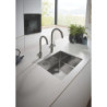 Dřezová baterie GROHE Blue Home s filtrem kartáčovaný Hard Graphite 31455AL1
