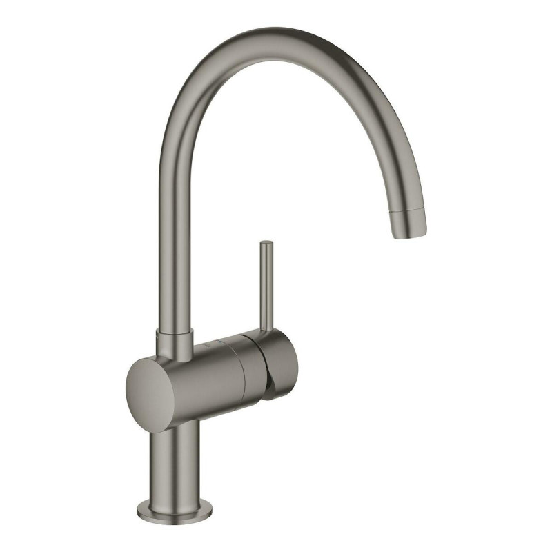Dřezová baterie GROHE Minta s otočným raménkem kartáčovaný Hard Graphite 32917AL0