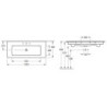 Umyvadlo Villeroy & Boch Venticello 120x50 cm 4104CLR1