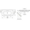 Umyvadlo Villeroy & Boch Venticello 100x50 cm 4104ALR1
