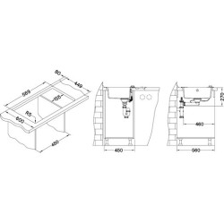 Dřez Alveus Rock 30 pebble 4213002