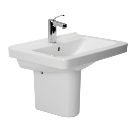 Umyvadlo Jika Cubito 55x42 cm otvor pro baterii uprostřed H8104220001041