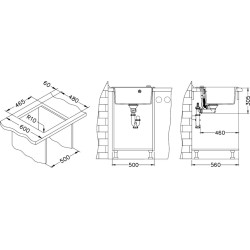 Dřez Alveus Formic 20 béžová 4402055