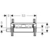 Modul pro zazdění ke sprše Geberit Kombifix 457.534.00.1