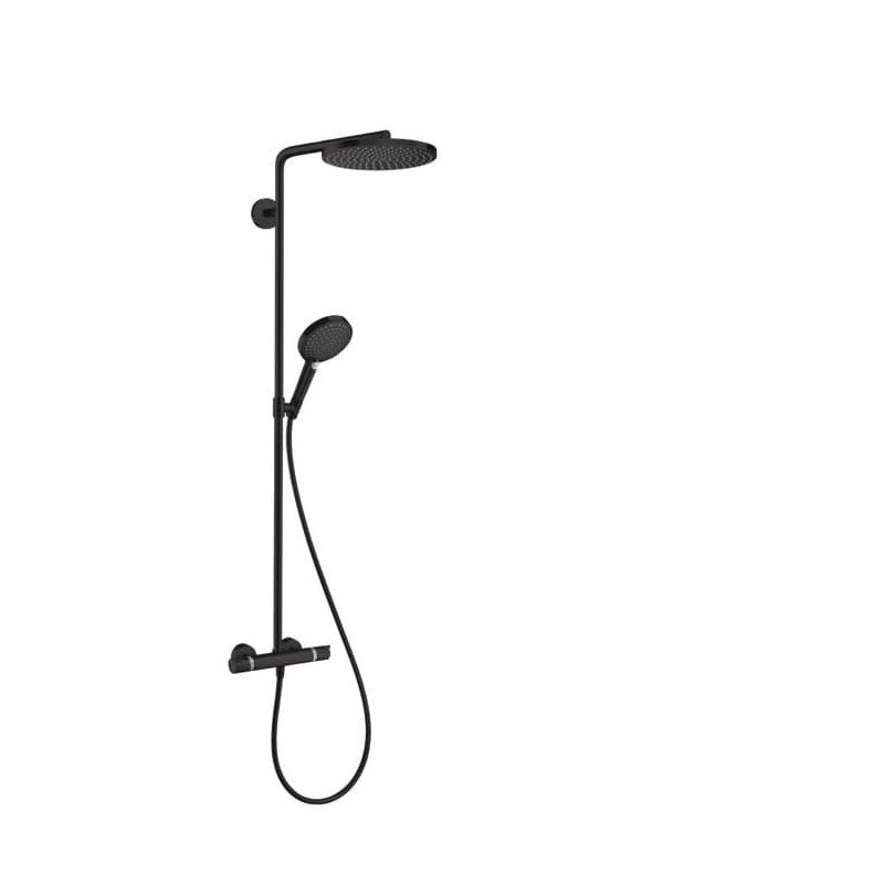 Sprchový systém Hansgrohe Raindance Select S s termostatickou baterií matná černá 27633670