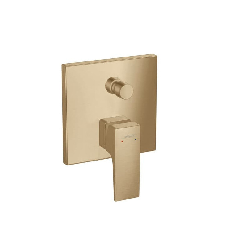 Sprchová a vanová baterie Hansgrohe Metropol s přepínačem kartáčovaný bronz 32545140