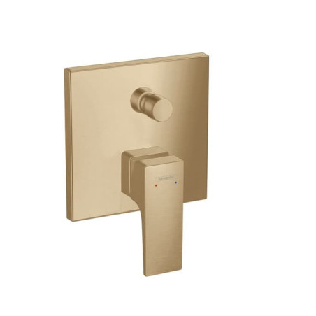 Sprchová a vanová baterie Hansgrohe Metropol s přepínačem kartáčovaný bronz 32545140