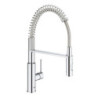 GROHE Get dřezová baterie se sprškou pro přepínání, chrom 30361000