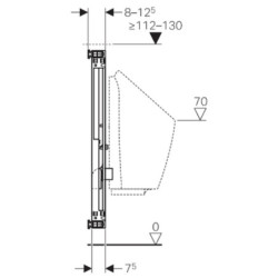 Modul pro zazdění k pisoáru Geberit Kombifix 457.686.00.1