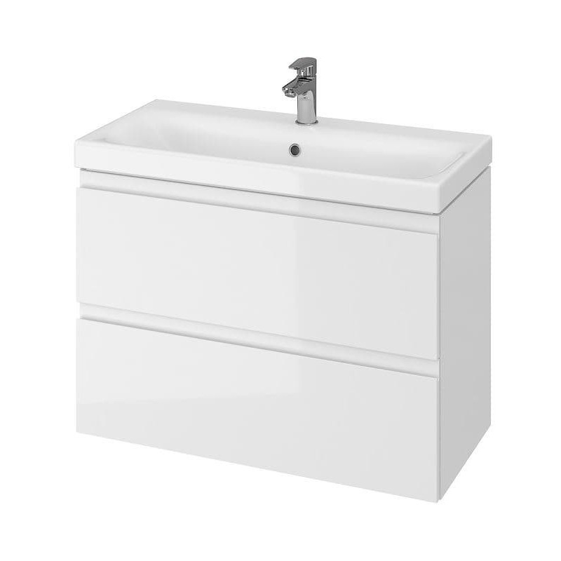 Koupelnová skříňka s umyvadlem Cersanit Moduo 79,5x57x37,5 cm bílá S801-225-DSM