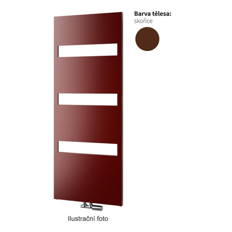 Radiátor ISAN Carme 154,3x60,5 cm skořice DCAR15430605SKOS