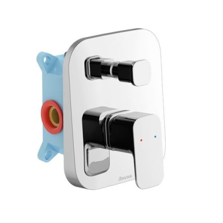 Sprchová a vanová baterie Ravak 10° Free s přepínačem chrom TDF065.00