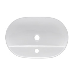 Umyvadlo na desku SAT Infinitio 60x40 cm otvor pro baterii uprostřed SATINF6040