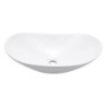 Umyvadlo na desku SAT Infinitio 61,5x36 cm bez otvoru pro baterii SATINF61536