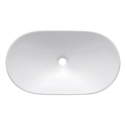 Umyvadlo na desku SAT Infinitio 61,5x36 cm bez otvoru pro baterii SATINF61536