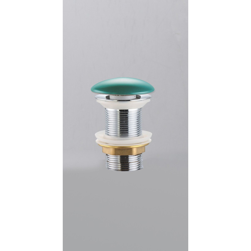 Průtočný umyvadlový vtok SAT Infinitio 5/4" zelená matná PZATKALGEM