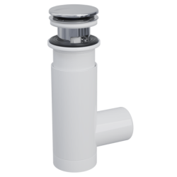 Prevex bílý plastový sifon s click-clackem 1512404