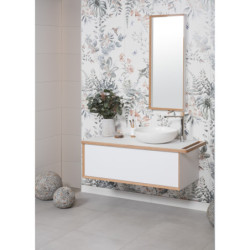 Koupelnová skříňka pod umyvadlo Naturel Oxo Multi 90x39x50 cm bílá mat OXOMULTI90KD