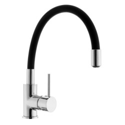 Dřezová baterie S-line Pro se silikonovým ramínkem černá/chrom SIKOBSLPRO290C