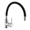 Dřezová baterie S-line Pro se silikonovým ramínkem černá/chrom SIKOBSLPRO290C