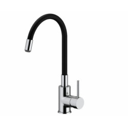Dřezová baterie S-line Pro se silikonovým ramínkem černá/chrom SIKOBSLPRO290C