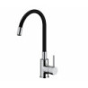 Dřezová baterie S-line Pro se silikonovým ramínkem černá/chrom SIKOBSLPRO290C
