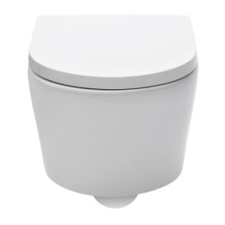 WC závěsné SAT Brevis včetně prkénka softclose, zadní odpad SATBRE010RREXP
