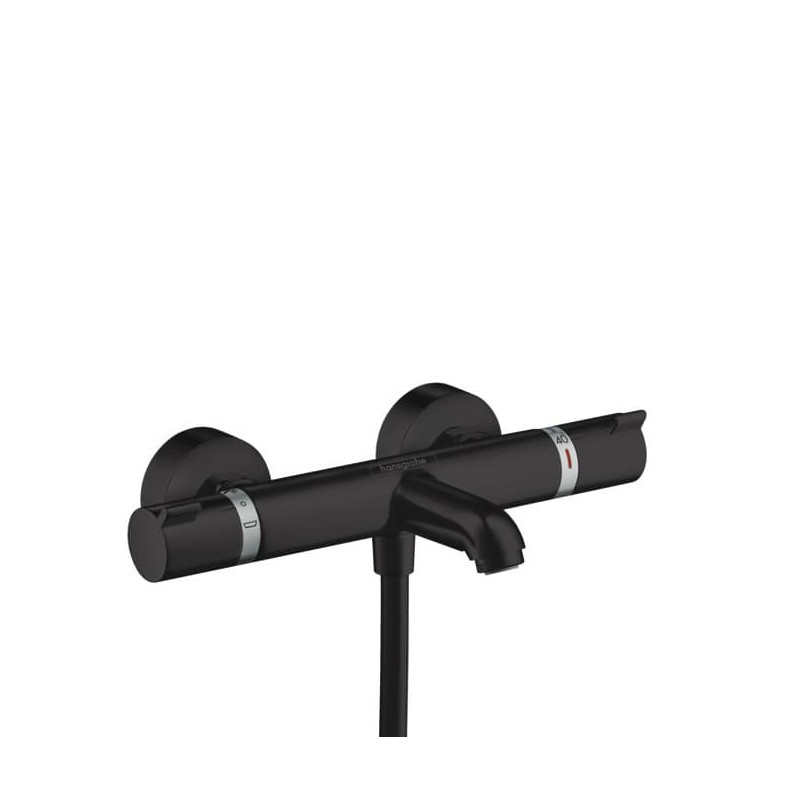 Vanová baterie Hansgrohe Ecostat bez sprchového setu 150 mm matná černá 13114670