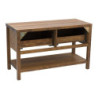 Koupelnová skříňka pod umyvadlo Naturel Country 120x72,5x51 cm palisandr COUNTRY120ZBUMPA
