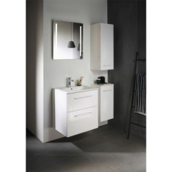 Koupelnová skříňka s umyvadlem Geberit Selnova 60x50,2x65,2 cm bílá lesk 501.236.00.1