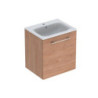 Koupelnová skříňka s umyvadlem Geberit Selnova 60x50,2x65,2 cm ořech hickory světlý 501.255.00.1